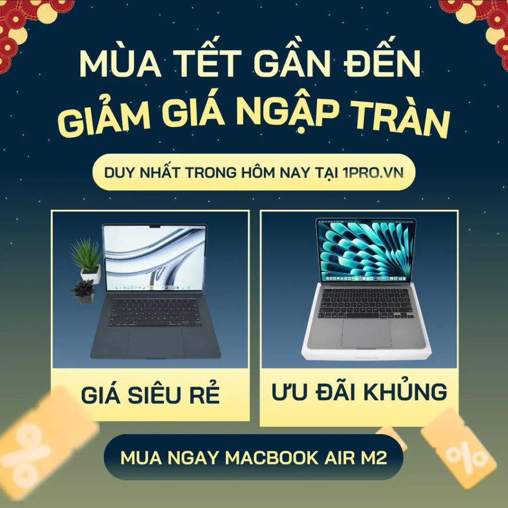 Hình Macbook Air M2 dùng cho bài tư vấn chọn mua