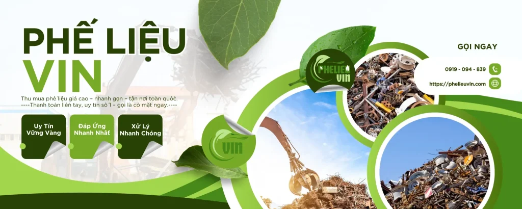 Thu mua phế liệu - Phế liệu Vin