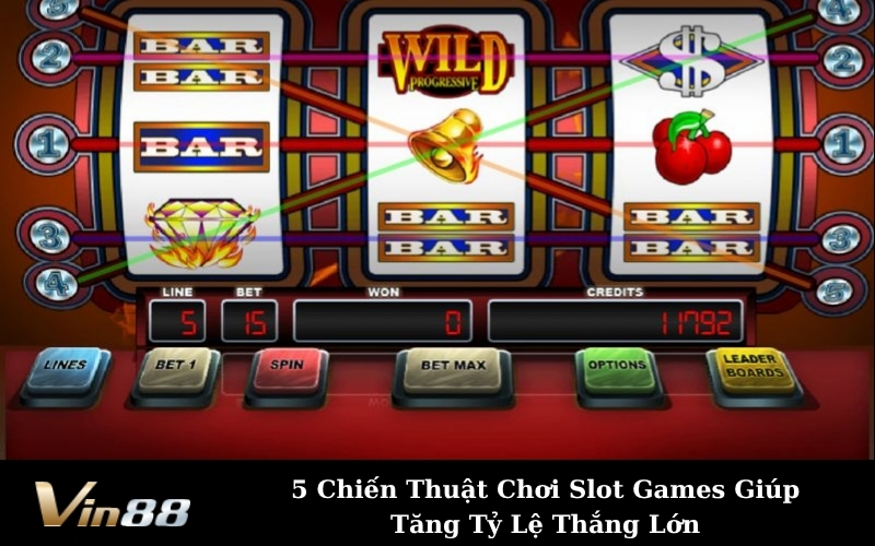 5 Chiến Thuật Chơi Slot Games Giúp Tăng Tỷ Lệ Thắng Lớn
