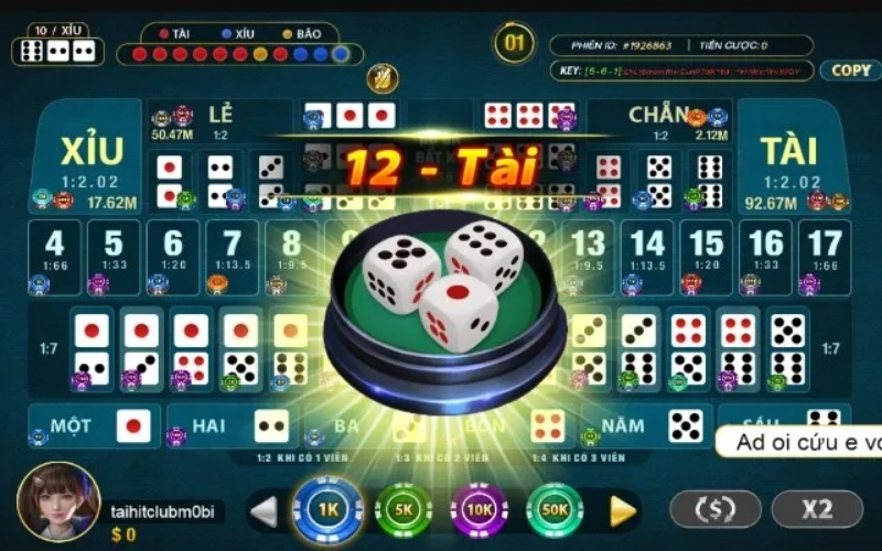 Phân tích tính cân bằng toán học trong trò chơi Sic Bo (Tài Xỉu) hiện đại.